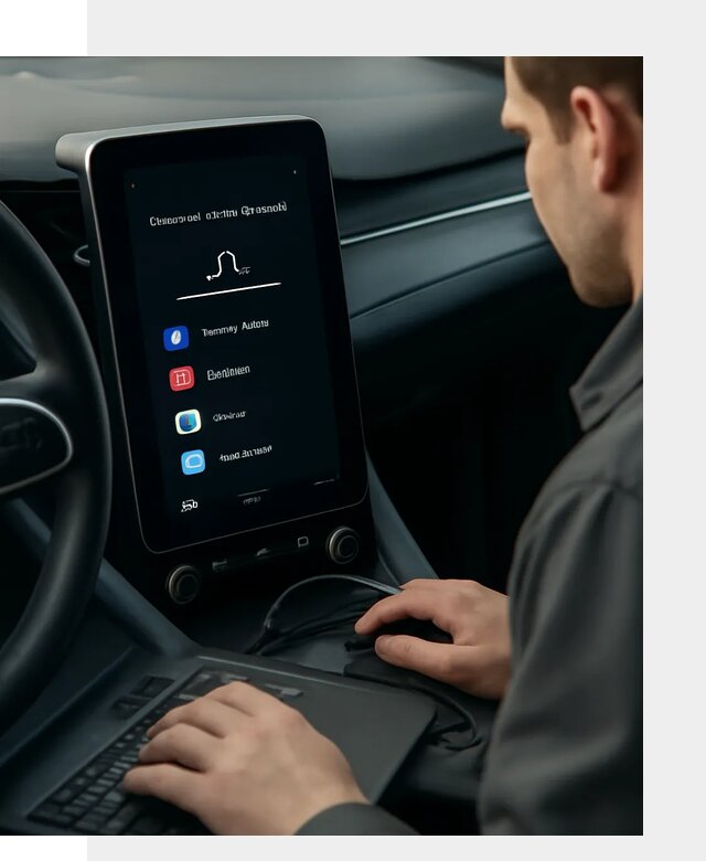 Установка приложений Lynk Co на автомобиль в Майкопе